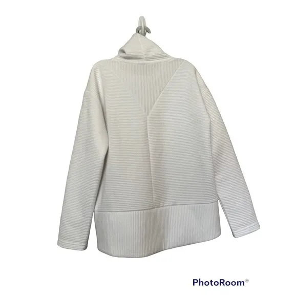 RBX‎ ACTIVE WHITE COWLNECK SWEATSHIRT STYLE CR1473 Small - Image 2