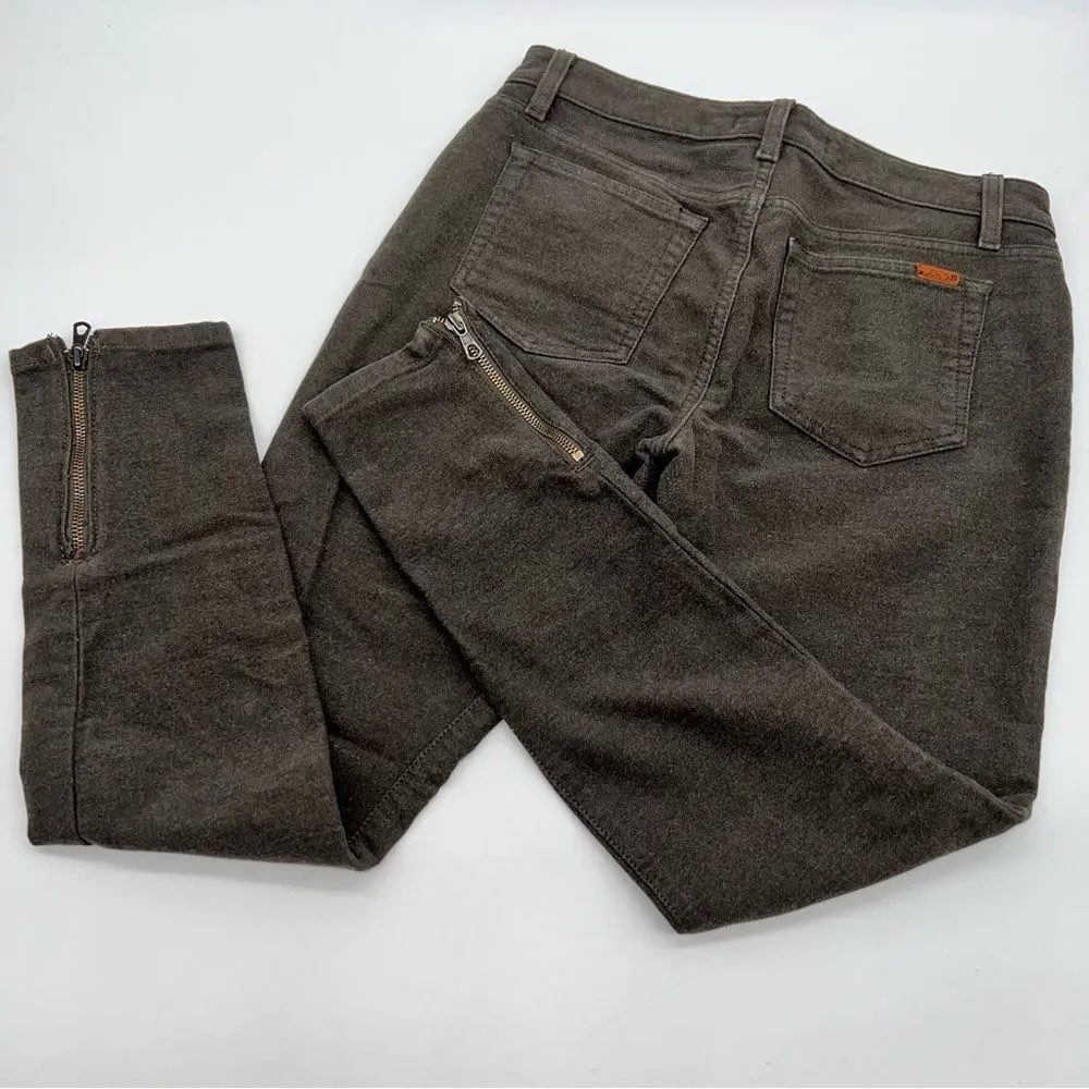 Joe's Jeans Women's Skinny Ankle Dark Green/Heather Olive Size W 28 - Image 5