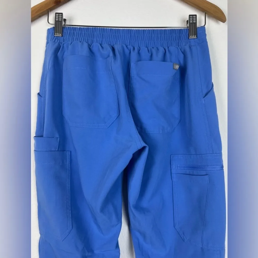 Figs Royal Blue Yola High Waited Skinny Scrub Pants Size XS - Image 9