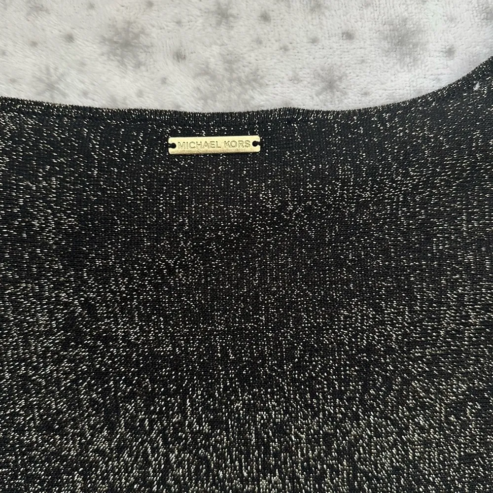 Michael Kors Black Blouse size small - Image 6