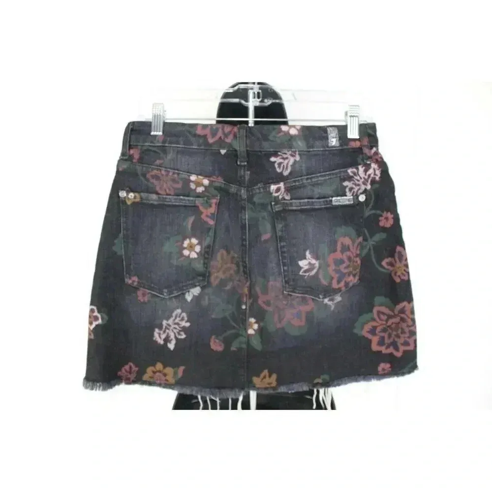 ladies jean 7 for all mankind skirt - Image 2