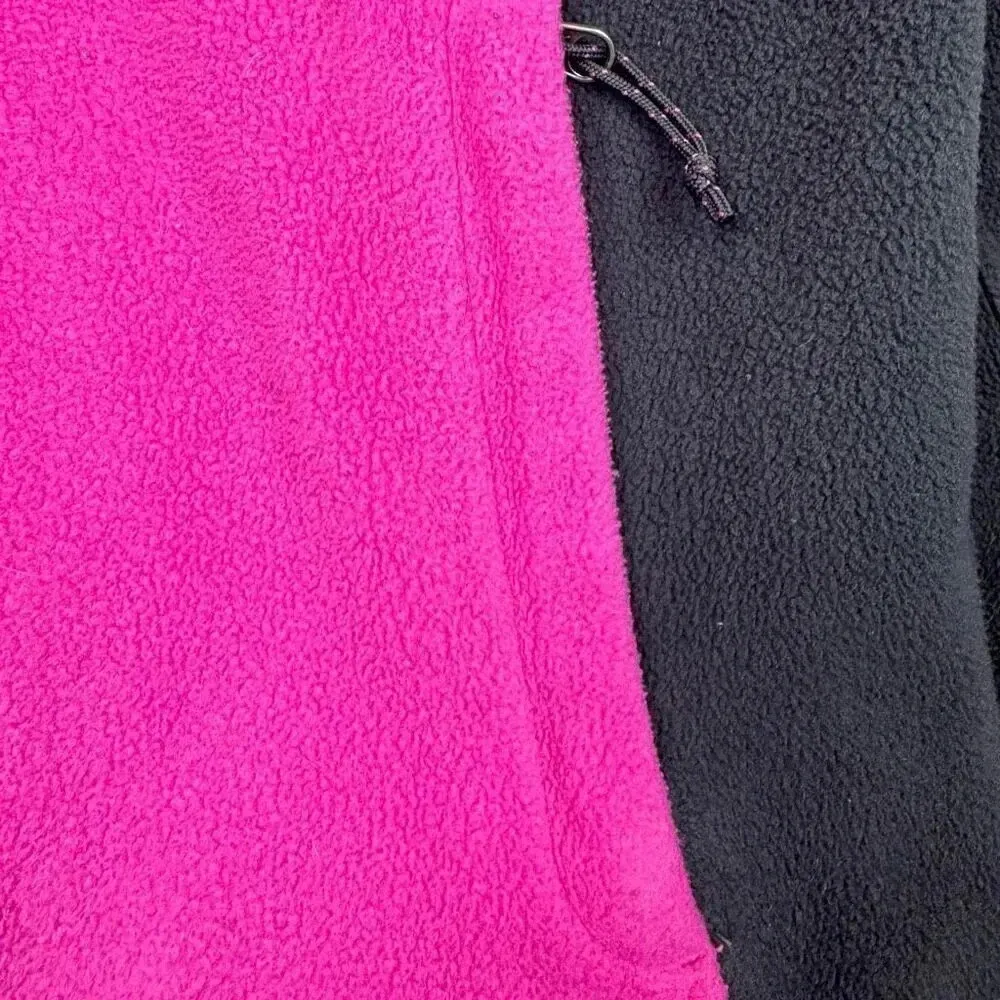 The North Face Denali Jacket Small Pink Gray Full Zip Fleece Embroidered Logo - Image 4