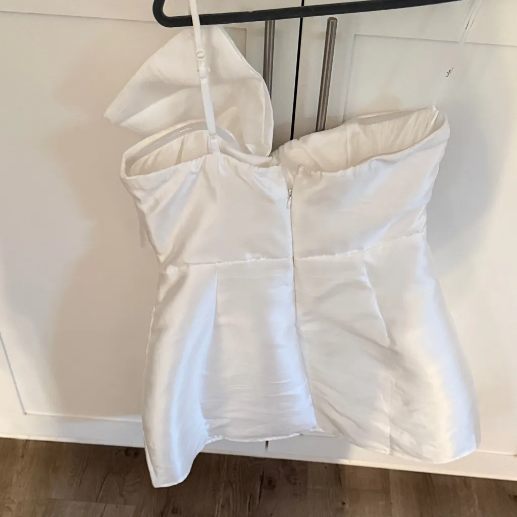 Lulus  White Satin Mini Dress - Image 2
