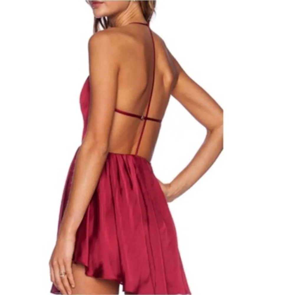 NBD red open back mini dress - Image 13