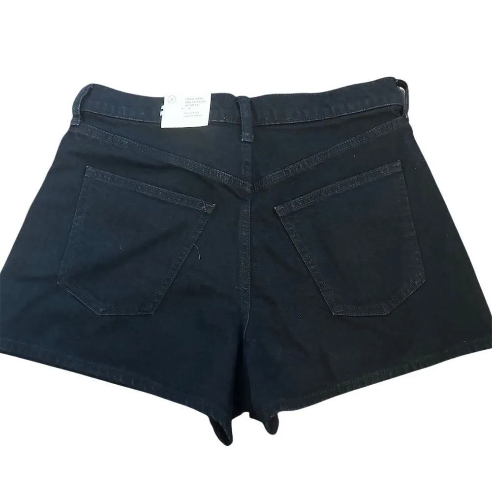Universal Thread Women's High-Rise Black Cutoff Shorts Size 8 - Image 7
