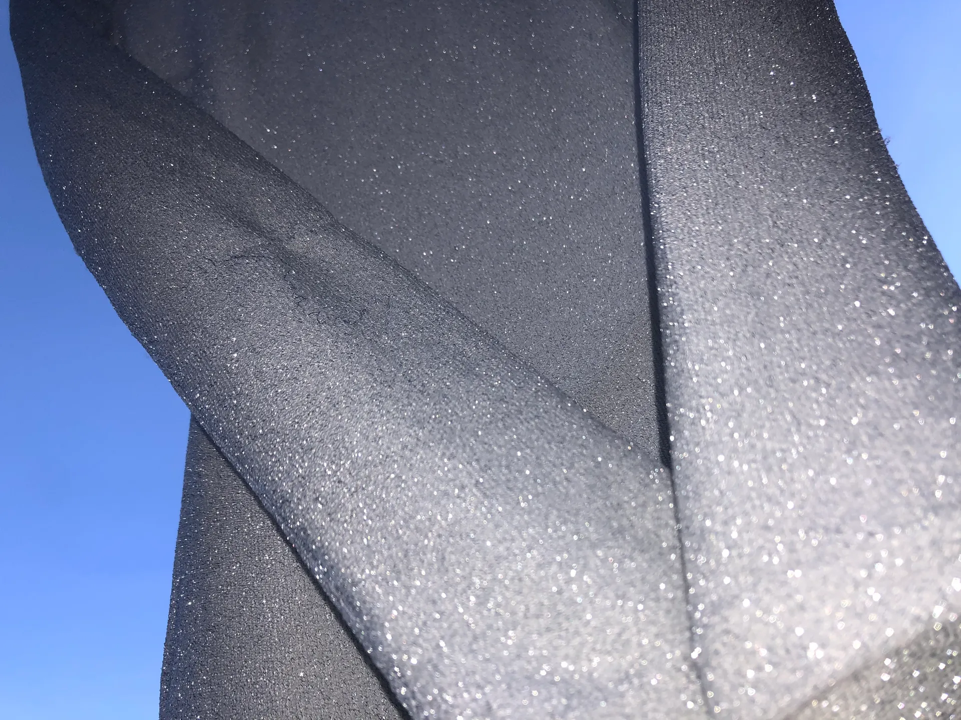 Armelle Long Sleeve High Neck Dress - Silver - Image 5