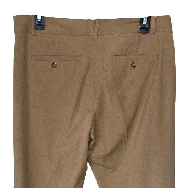 Ann Taylor Loft Womens Straight Leg Trousers Dress Pants‎ Brown Size 8 - Image 4