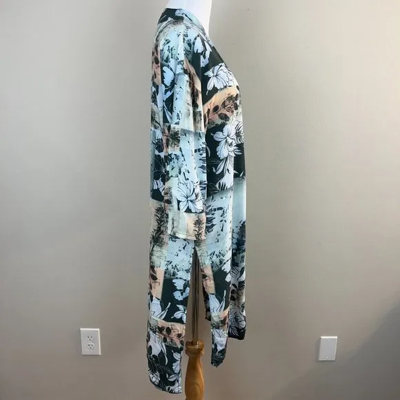Tolani Kimono Duster Cardigan OS‎ Grace Floral Tropical Multicolor Lightweight - Image 4