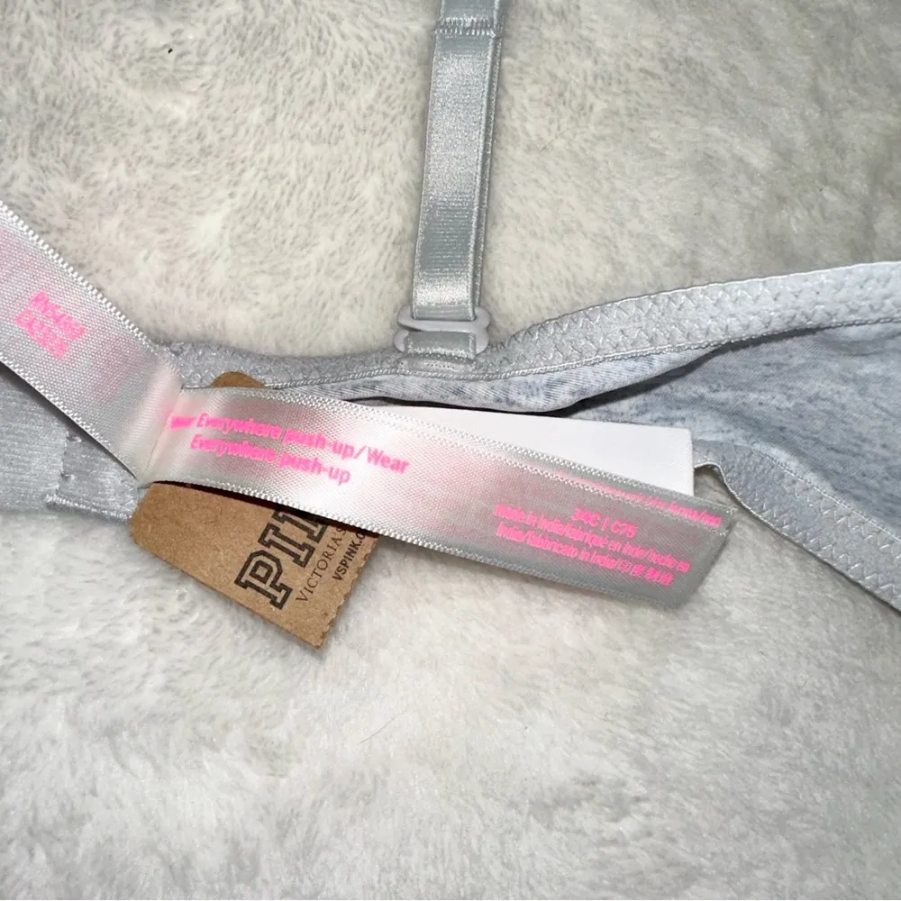 NWT! PINK Wear Everywhere Push Up Bra & Thong Panty! - Image 5