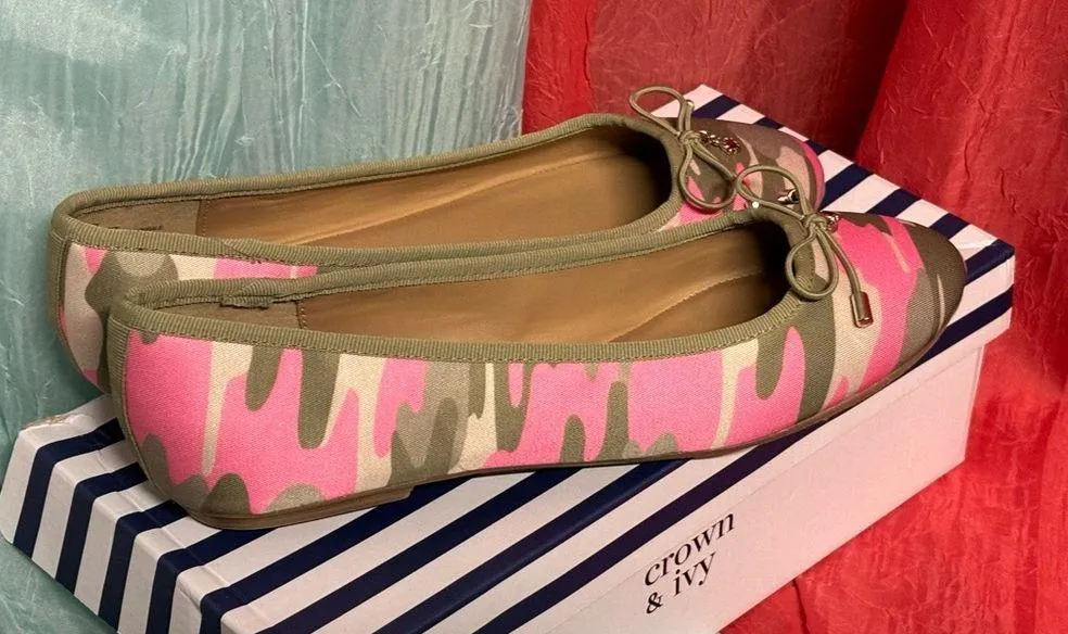 Camouflage Pink Flats - Image 3