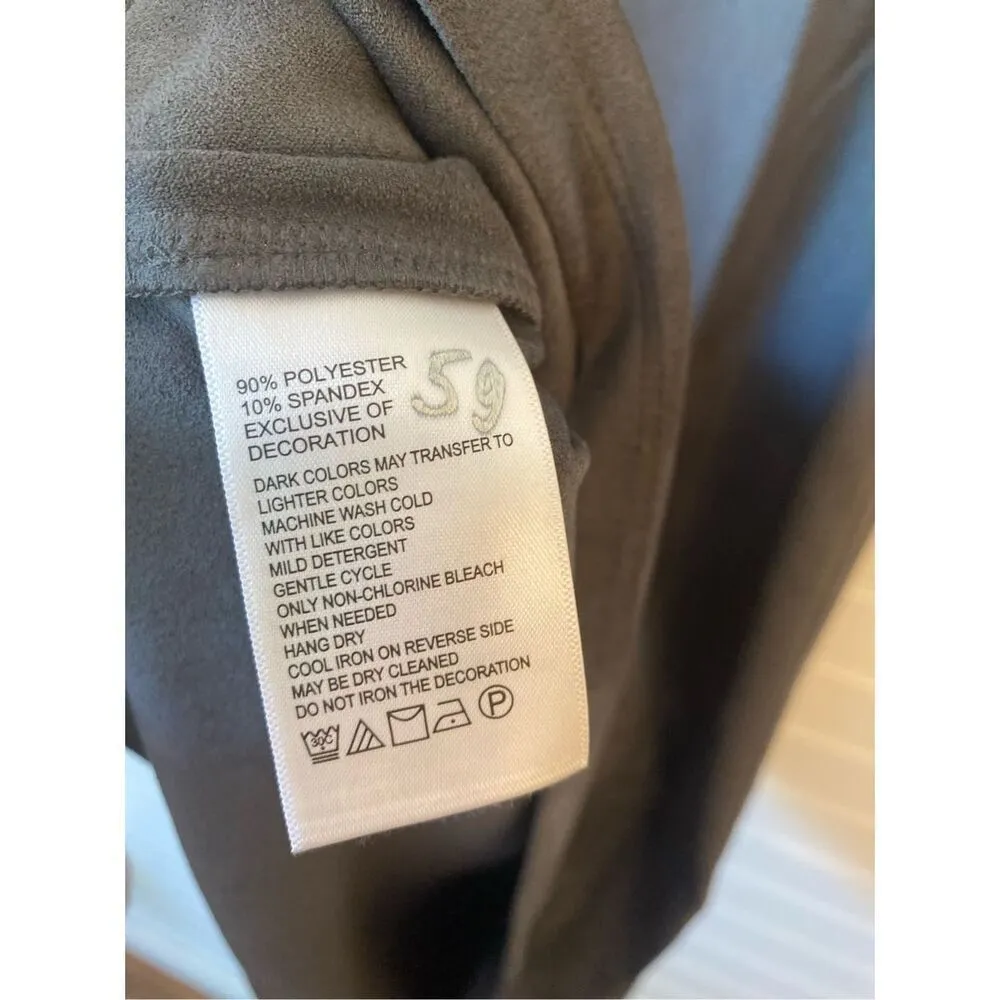 Tommy Bahama Salina Sands Embellished Faux Suede Shift Dress - Image 7