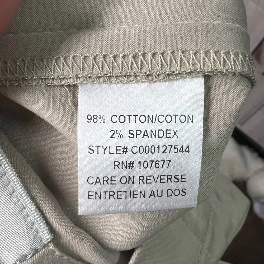 Alice + Olivia Tan Base Pull On Pants Straight Leg Elastic Waist - Image 5