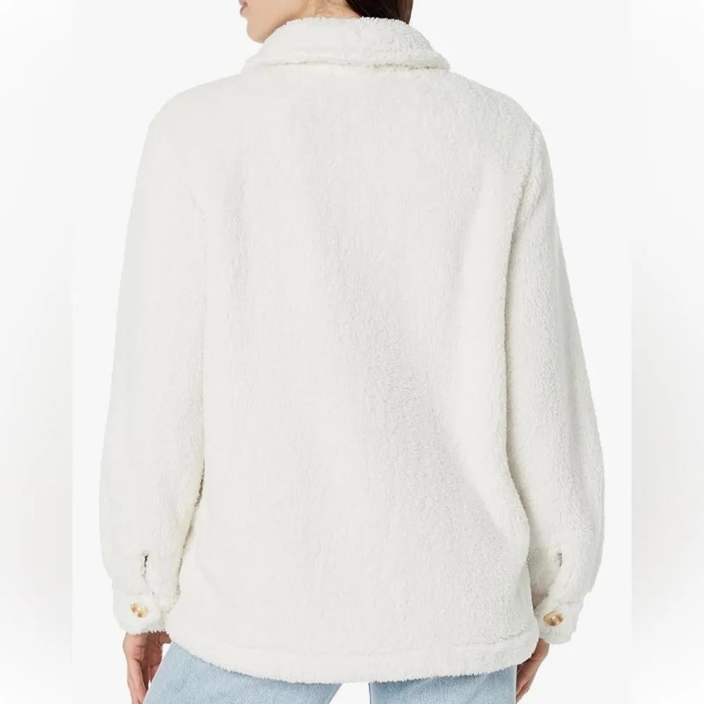 PJ Salvage White Long Sleeve Button Front Jacket M Size M - Image 3