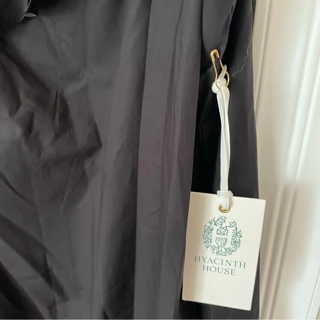 Tuckernuck Hyacinth House Maria Ruffle Midi Dress in Black XS - Image 4