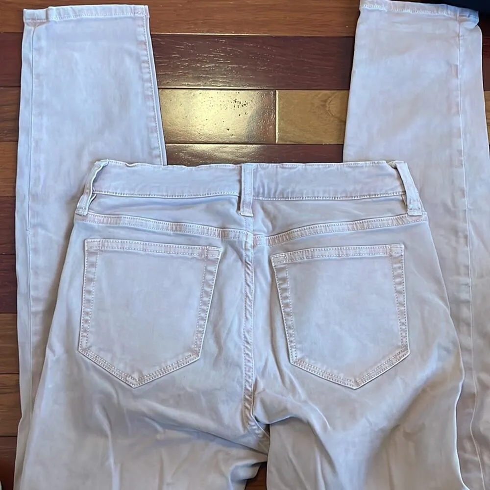 J. Crew Blush Pink Toothpick Pants Jeans Size 25 Spring Skinny Ankle Preppy - Image 6