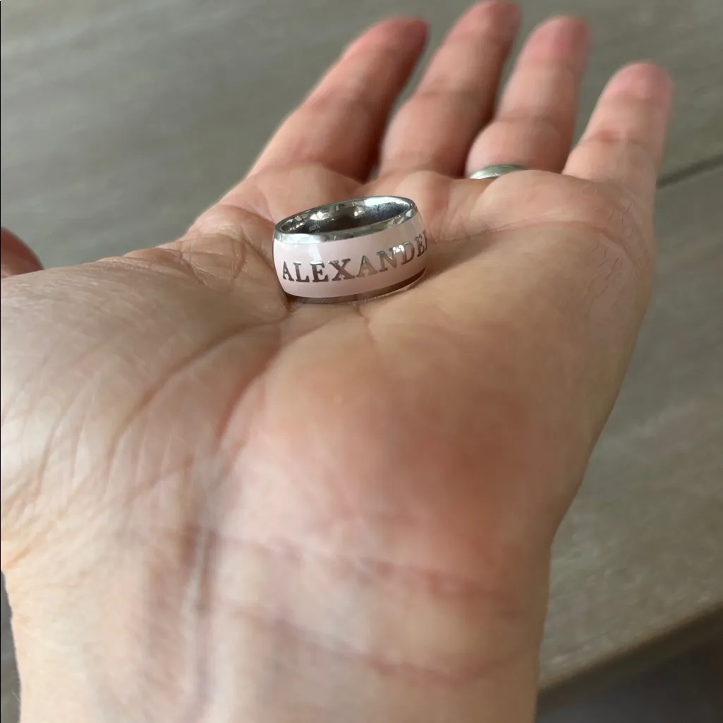 Alexander McQueen  Enamel Ring - Image 3