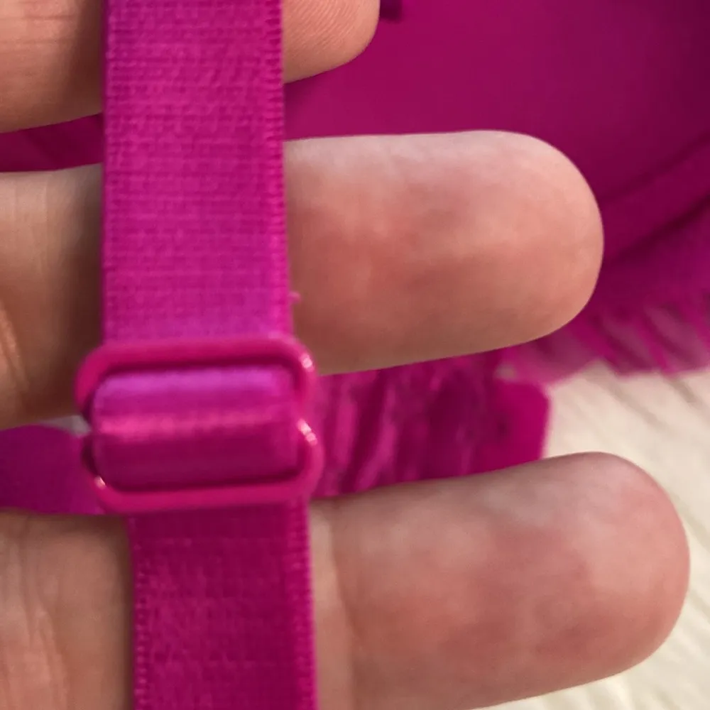 SAKI SILVER WOMENS BRA SIZE 38D Elegant Pink Lace Bra brand new - Image 8