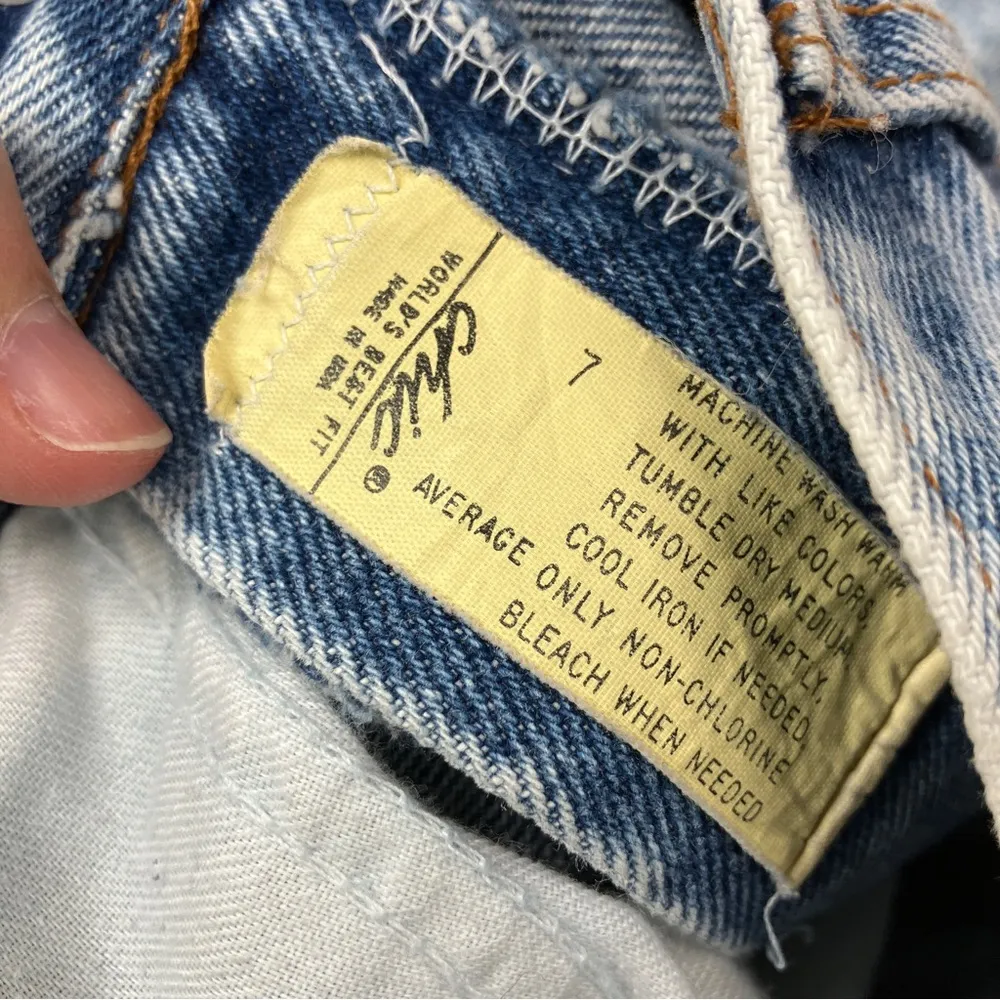 Chic | Vintage 1980's Acid Wash High Waist World's Best Fit Jeans Made in USA Size undefined - Image 6