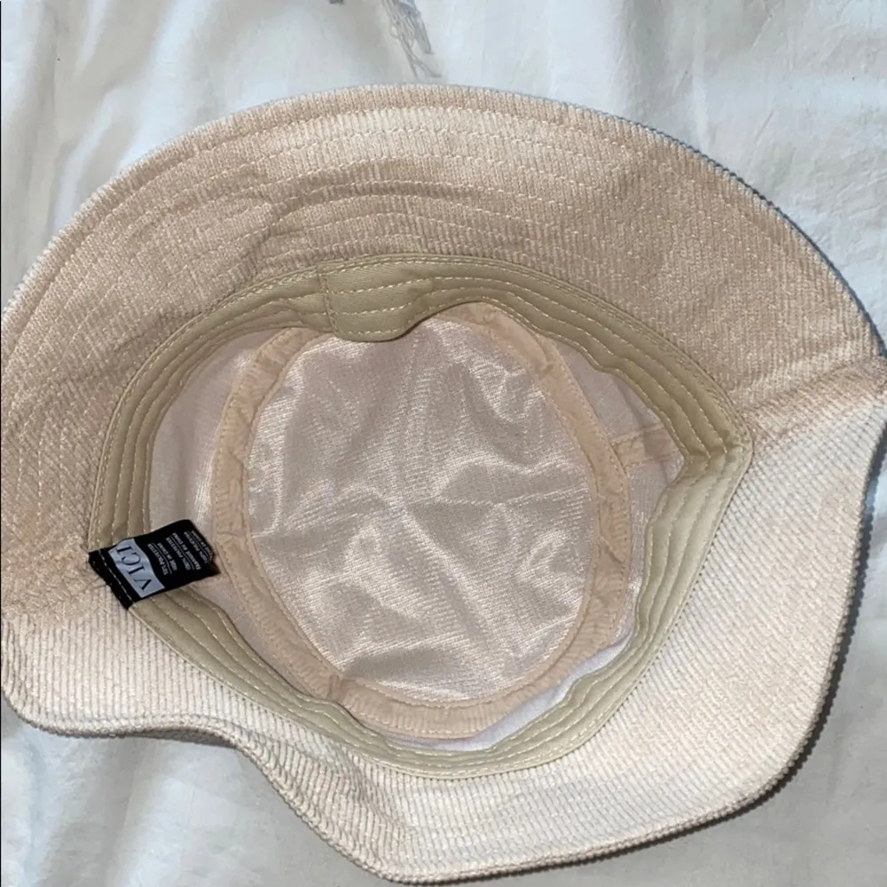 Beige Corduroy Bucket Hat - NWT - Image 5