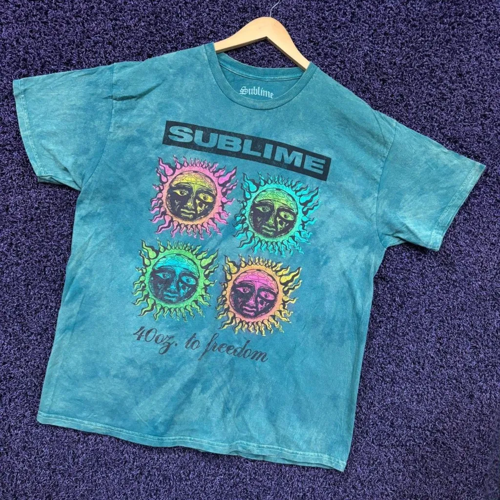 Sublime 40oz to Freedom Album Pop Art Rock Band T-Shirt XL - Image 3