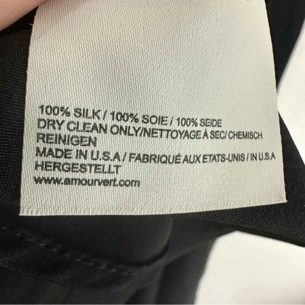 COPY - NWT Amour Vert Sleeveless Mini Dress Open Back Womens Medium Black - Image 8