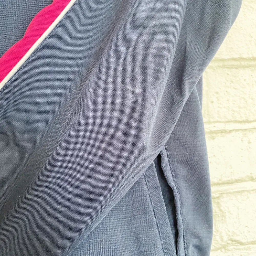 Puma Navy Blue & Pink Full Zip Track Jacket - Image 3