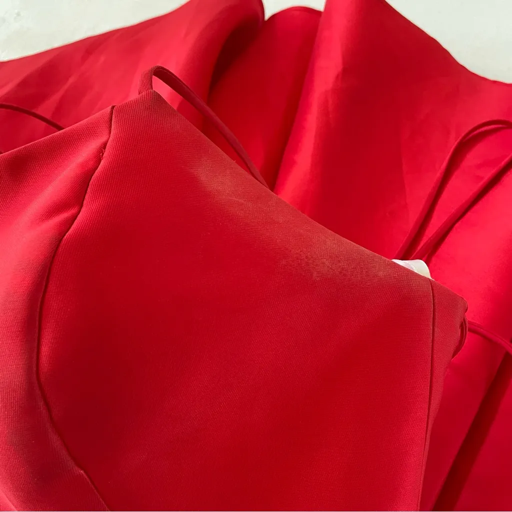 ALYCE PARIS RED DRESS SHORTS HOMECOMING SPAGHETTI STRAPS SIZE 0 - Image 8