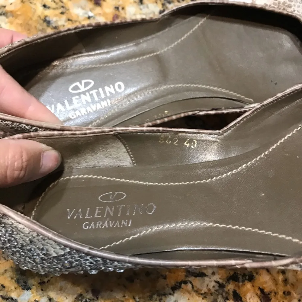 Valentino Garavani Python Crystal Studded … - Image 6