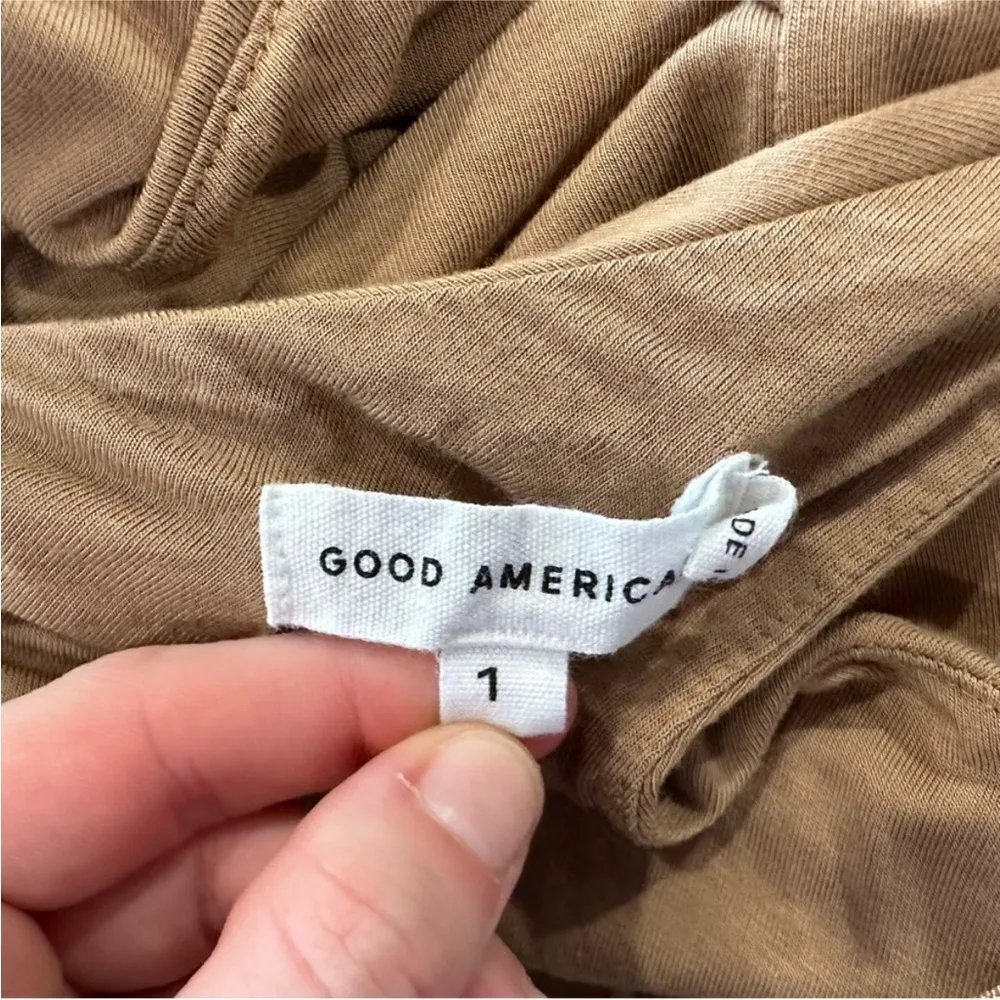 Good American Good Touch Plunge Back Bodycon Dress 1 Small S - Image 8