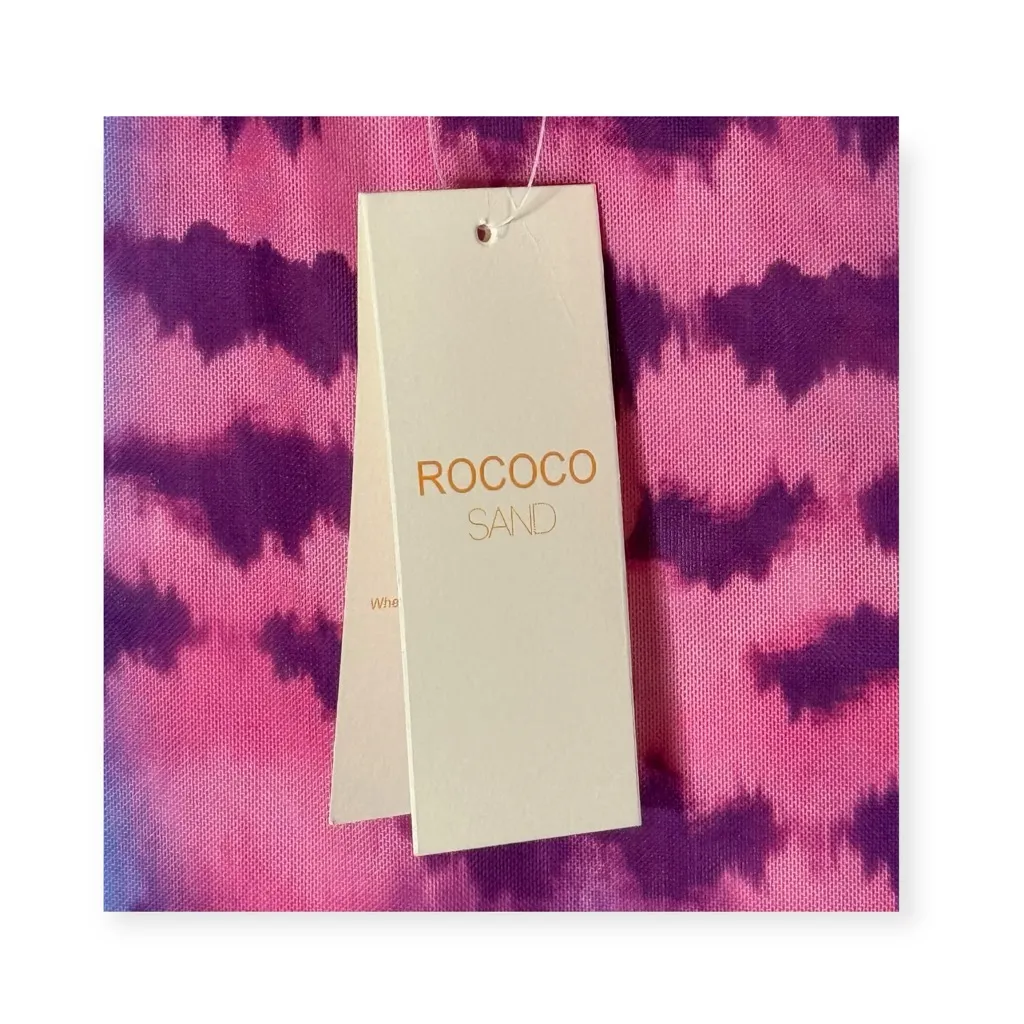 new Rococo Sand 𖦹 Opal Long Strapless Bodycon Dress 𖦹 Turquoise Pink Print 𖦹 S Blue - Image 8