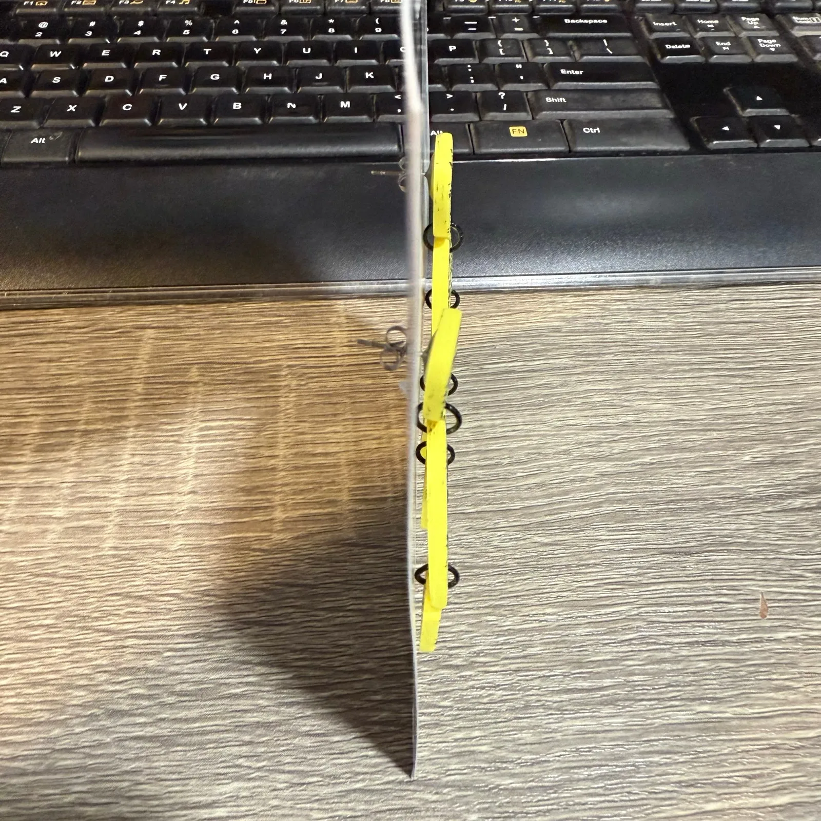 Branch Alley Yellow Speckle Handmade Dangle Earrings NWT - Image 3