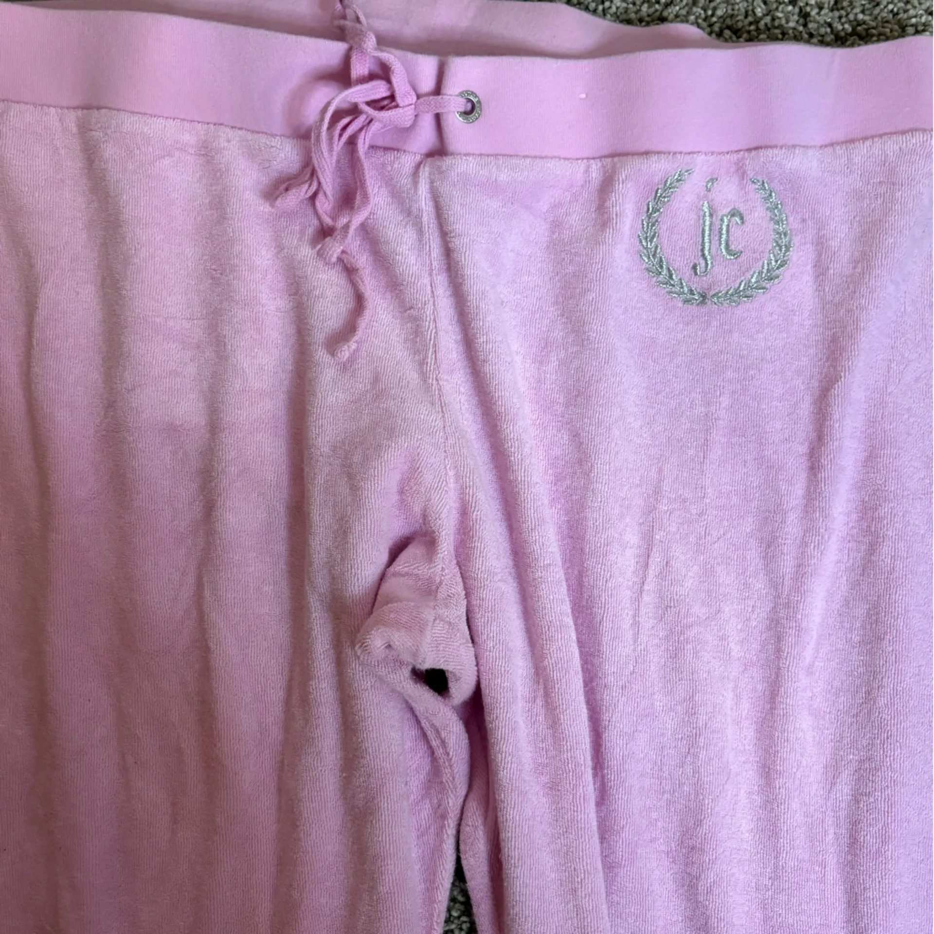 Juicy Couture Pink Lounge Pants joggers MEDIUM - Image 4