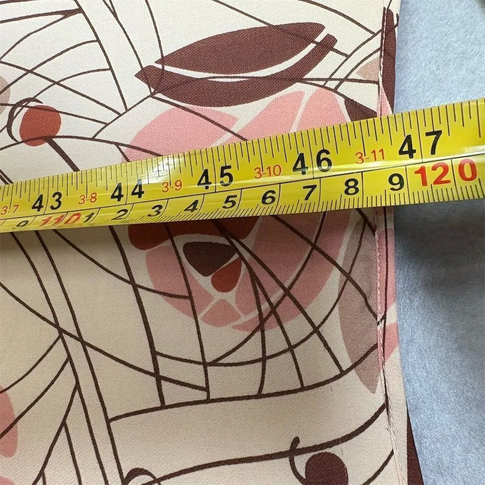 Lane Bryant M Floral  Plus Size Silk Midi Dress Ruffle Fairy Y2K Etherial 18 - Image 5