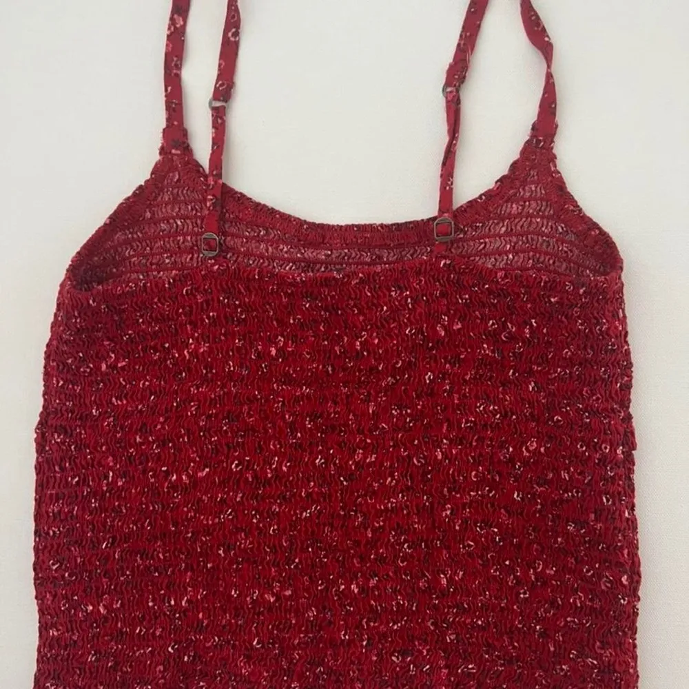 Hollister  red floral top - Image 2