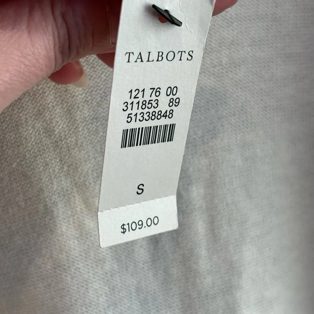 Talbots NWT Open Front Long Length Cardigan Sweater - size Small - Image 6