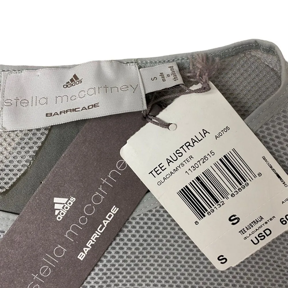 Adidas Stella McCartney Barricade Small Mesh Tank Top Grey Tee Australia - Image 5