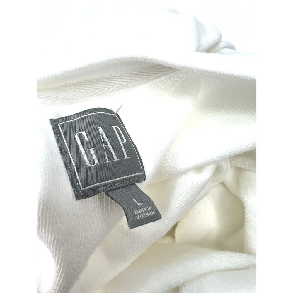 GAP  L Shorts / XL Pullover Sweatshirt Set 2 Piece French Terry Lounge Women's - Image 5