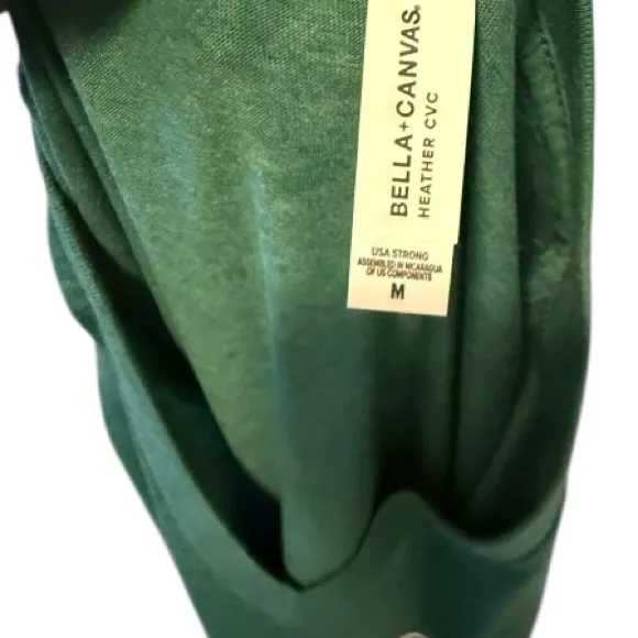 Bella Canvas Green Cowgirl T-Shirt nwot - Image 4