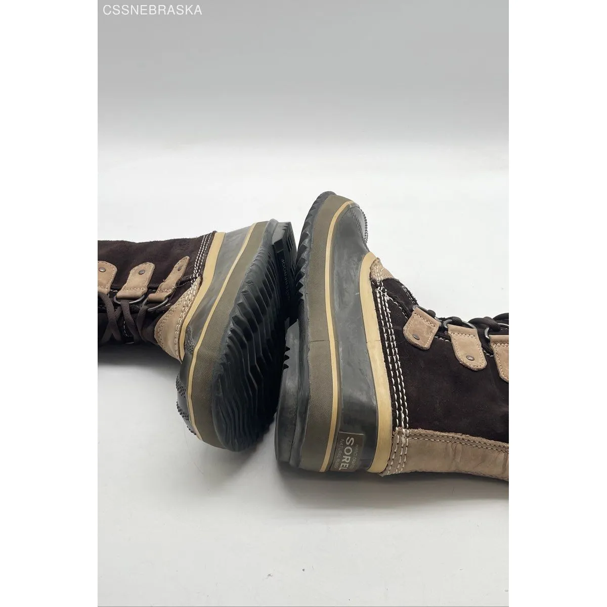 Sorel Brown Women's Joan Of Arctic Winter Boots NL1540 248 Fur Lined Hawk Size 7 - Image 7