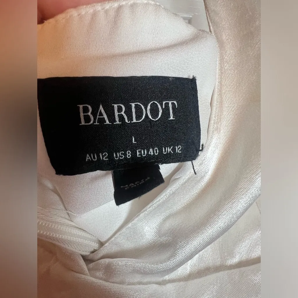 Bardot Sorella Halter Dress in Orchid White - Image 11