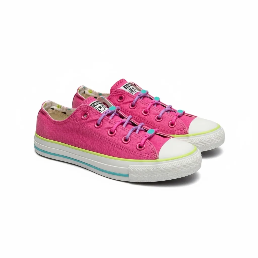 HTF: Converse™️ ✪ Chuck Taylor All Star Sneaker ✪ Fuchsia Pink ✪ Laceless SlipOn - Image 8