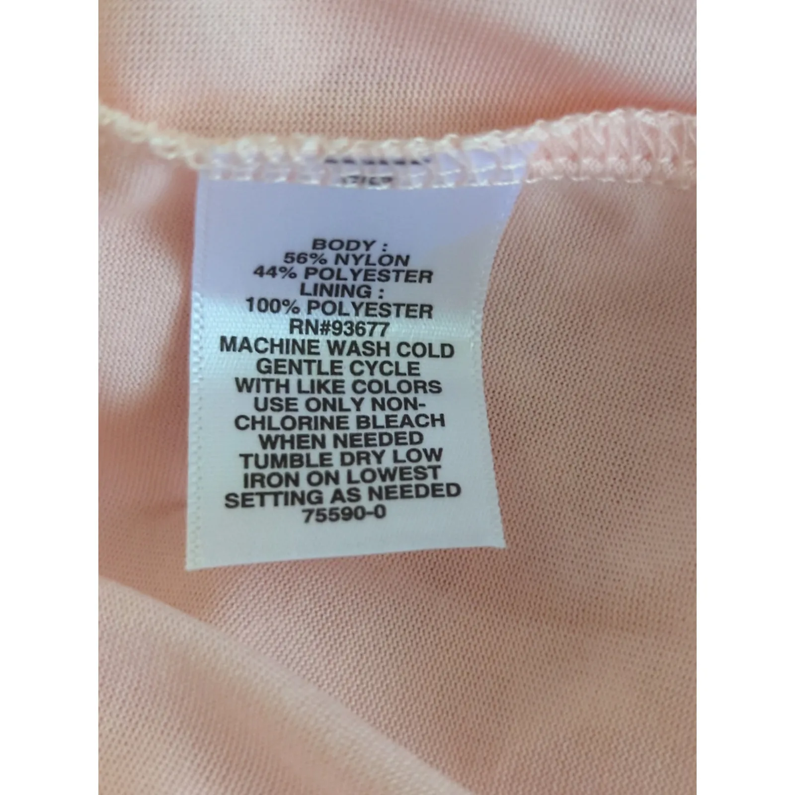 Liz Claiborne Pink Cutout Keyhole Front Sleeveless Top Boho Coastal‎ Grandma XXL - Image 7