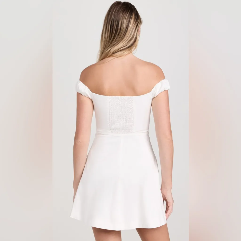 Favorite Daughter The Lovesick Mini Dress, Size 12, $258 White - Image 2