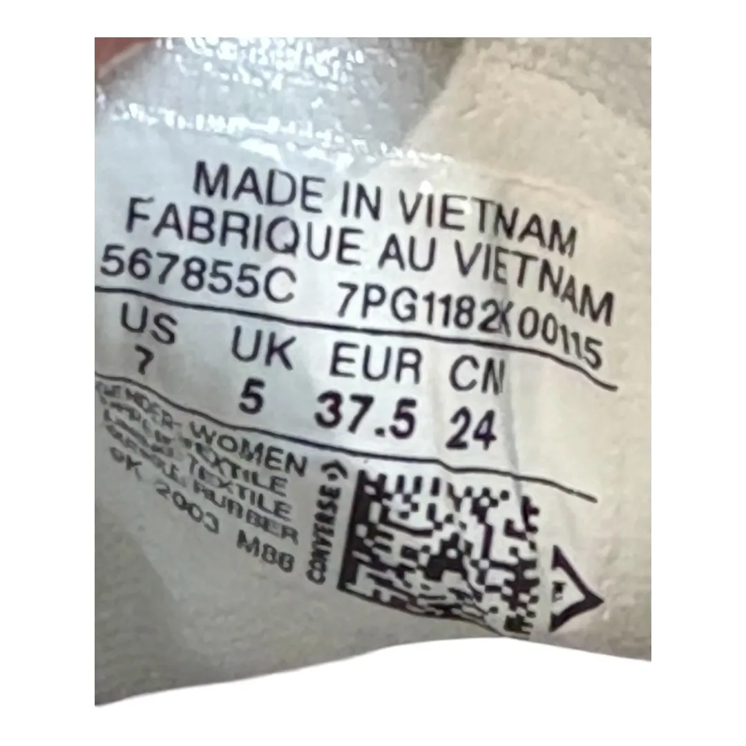 Converse All Star Renew‎ Platform Low Top Sneakers Chuck Taylor Orange Size 7 - Image 14