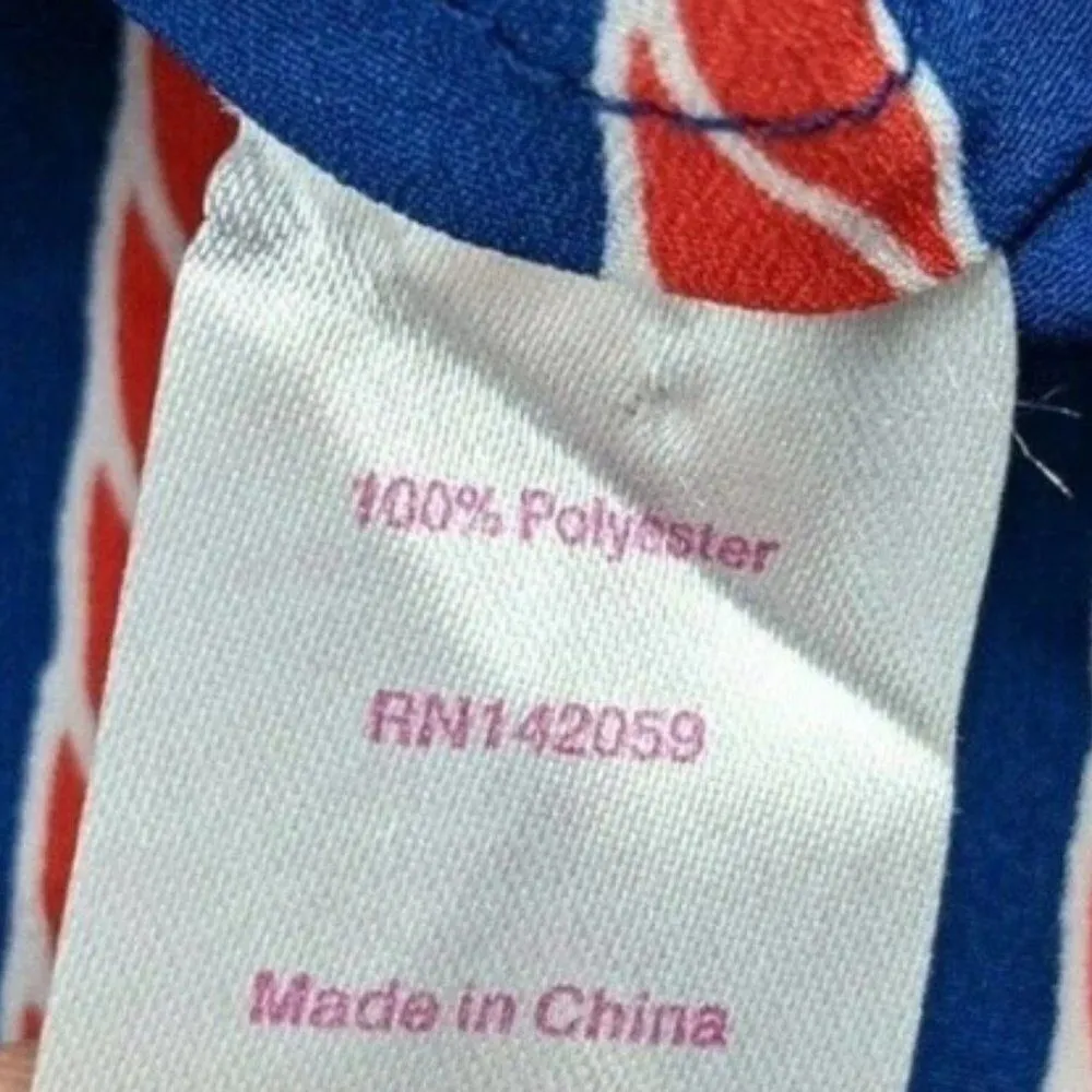 Nautical Rope Macbeth Collection Top Shirt M Red Size M - Image 3