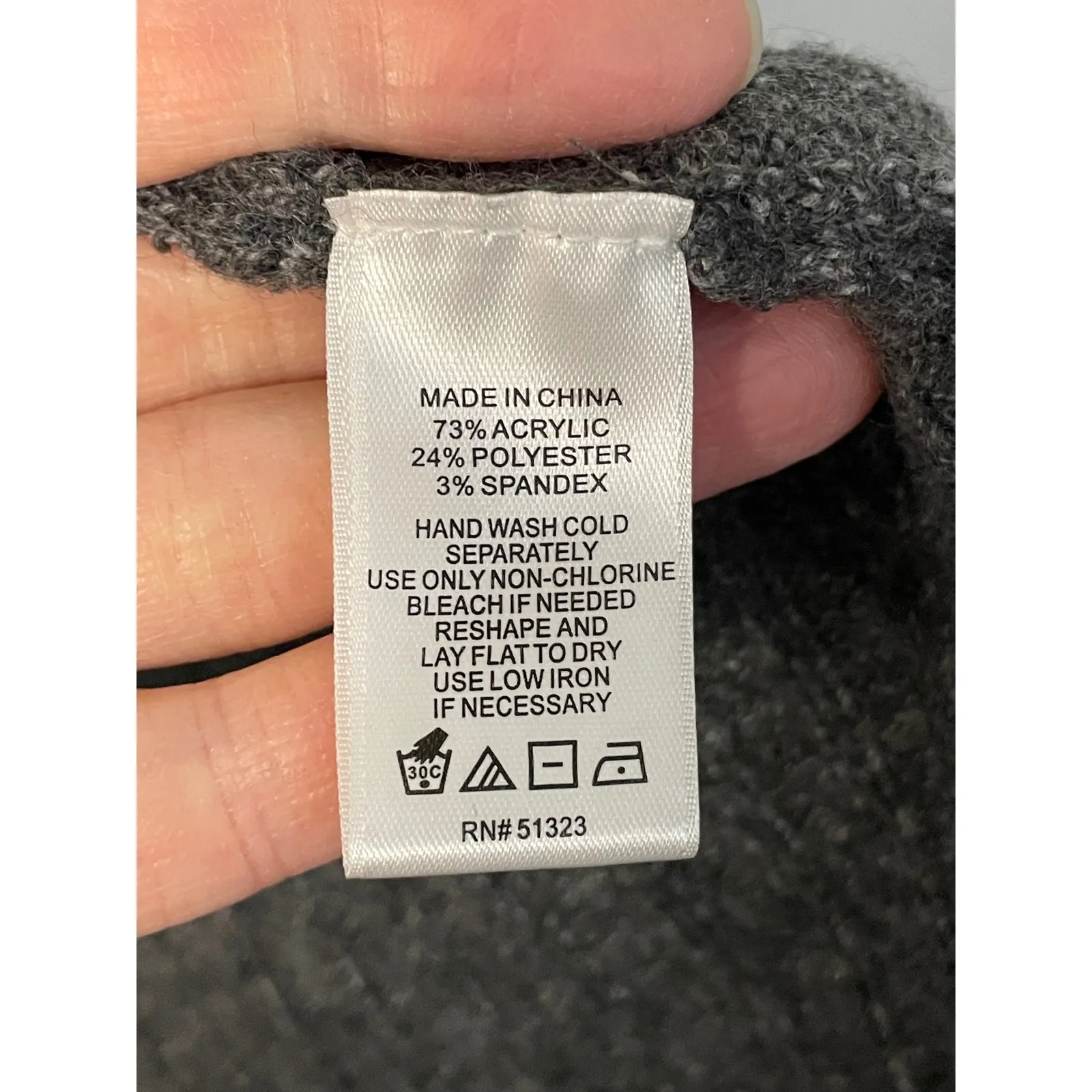 CeCe Women Charcoal Gray Long Sleeve Pearl Embellished Pocket Cardigan Sweater M - Image 7