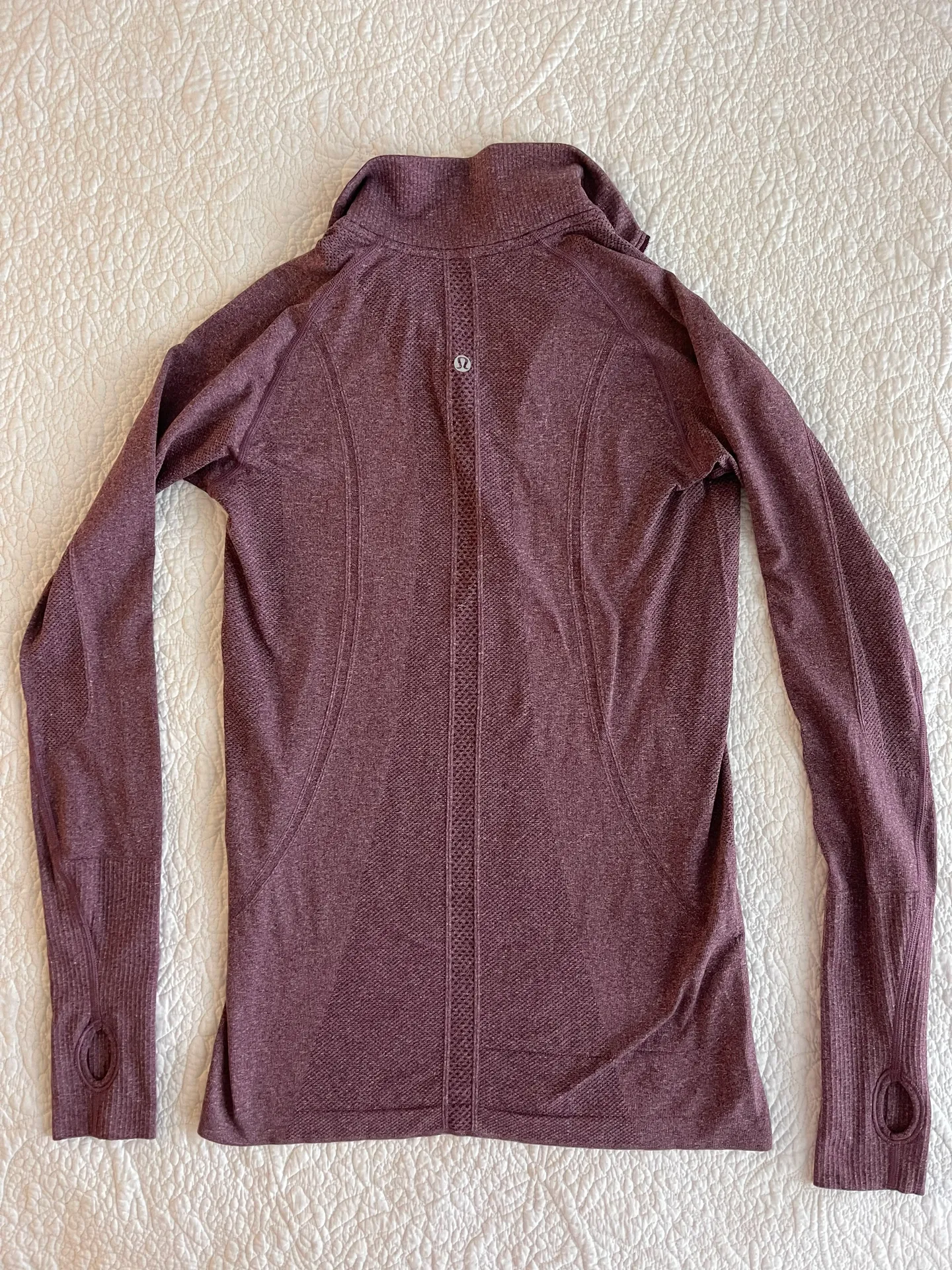 Lululemon Purple Heathered Swiftly Tech Half Zip - Image 9