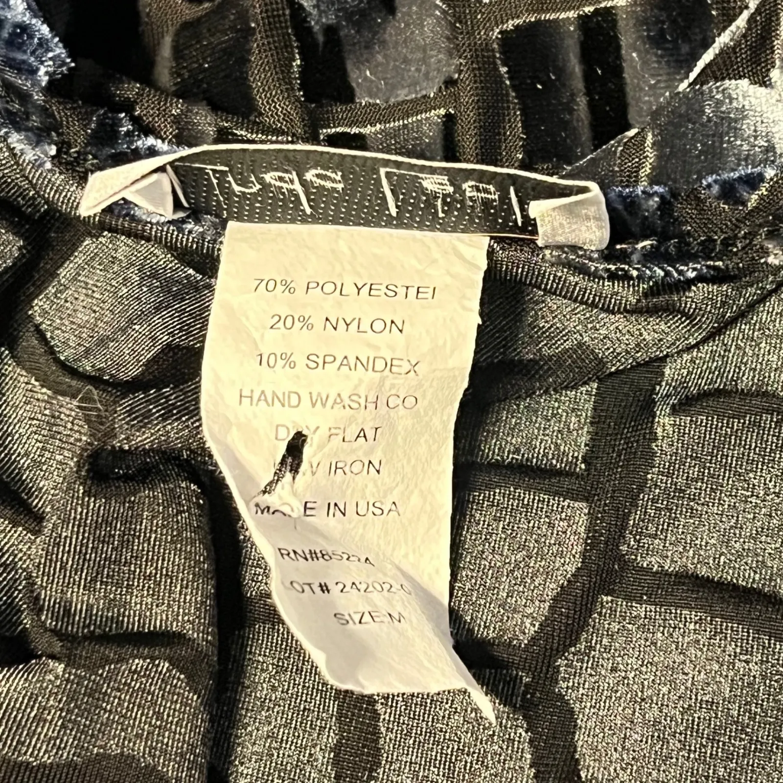 Linda Leal Women's Y2K Fairy Witchy Whimsygoth Blue/Gray Velvet Tunic Top Medium Blue - Image 5