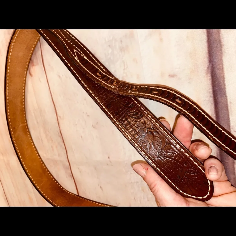 JUSTIN Leather Top Grain Western Belt - Image 3