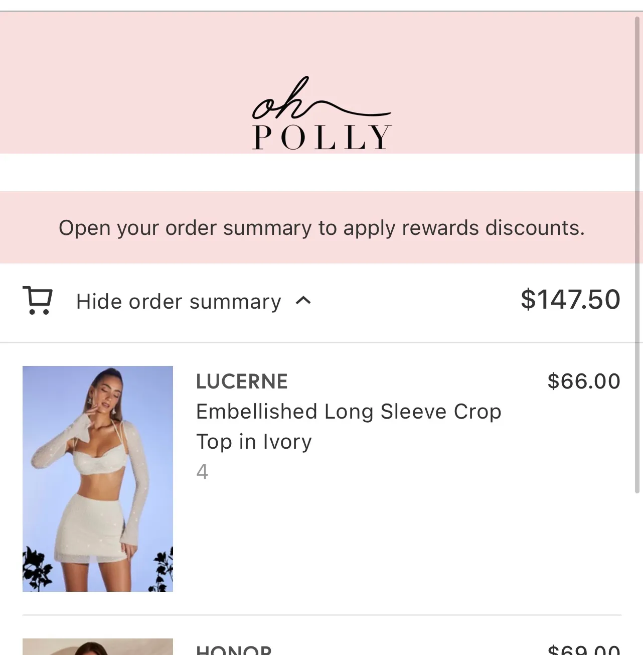 Oh Polly White Embellished Set - Image 3